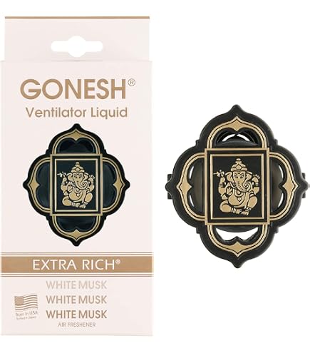 GONESH ガーネッシュ   芳香剤ゲル    ホワイトムスク    10個 GONESH ガーネッシュ ホワイトムスク ゲル缶 エアフレッシュナー 芳香